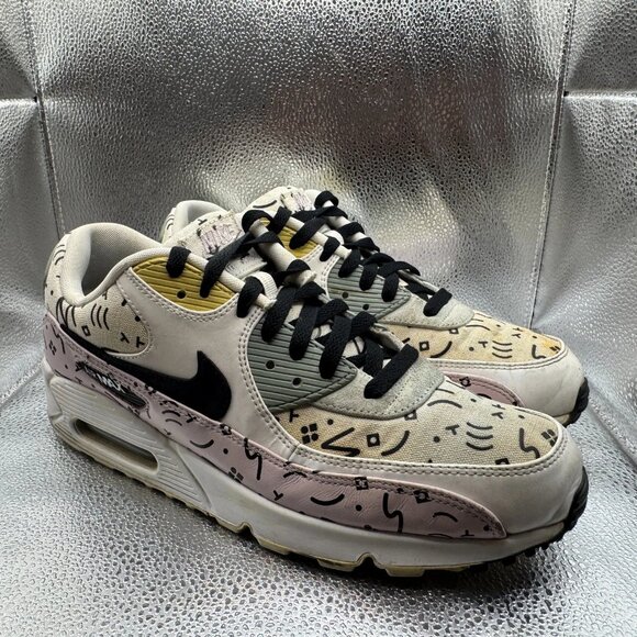 Size 11 Nike Air Max 90 Premium Barely Rose Mens Athletic Sneaker 700155-603 - Picture 1 of 10